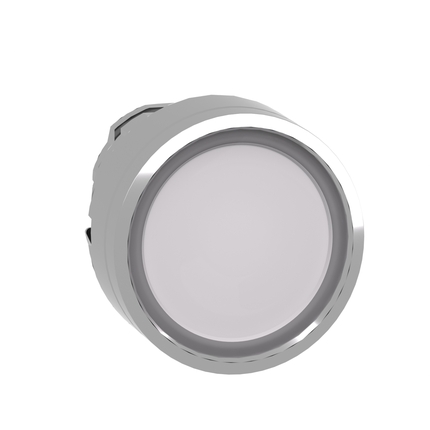 Tête Bouton Poussoir Luminuex DEL Momentané Affleurant Métal 22mm