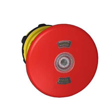 Illuminated Push Pull Mushroom Head Plastic Emergency Stop Button