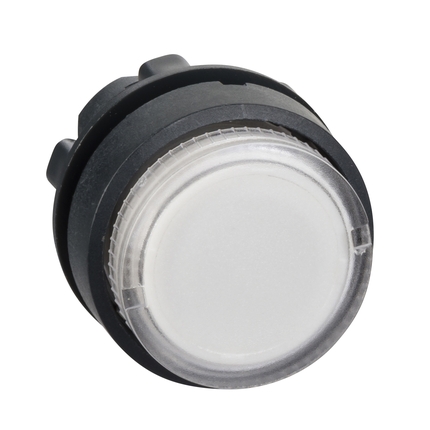 Flush Illuminated Plastic Push Button Head