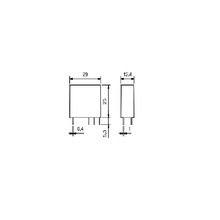 Electromechanical Miniature Relay - Finder Series 40 40.52