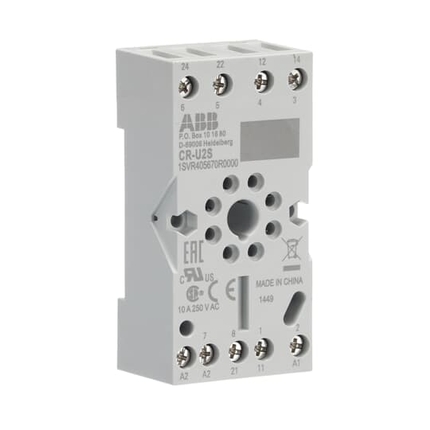 Socket for Round Relay - ABB CR-U2S series