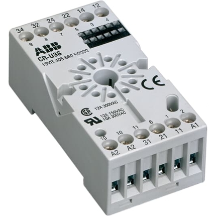 Socket for Round Relay - ABB CR-U3S series