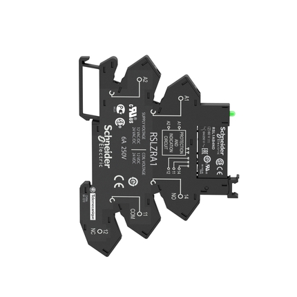 Pre-assembled Slim Interface Relay - Schneider RSL1 Series