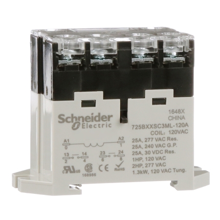 Power Relay - Schneider 725B series