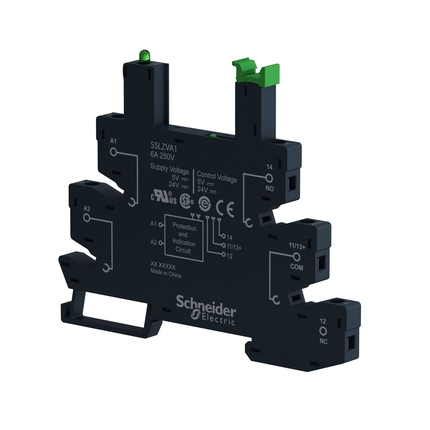 24Vdc Socket for Solid State Relay - Schneider SSL1 series