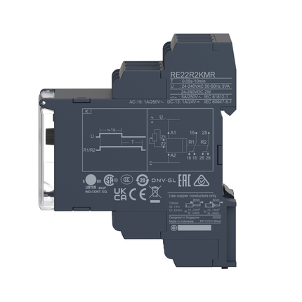 Single Function 0.05s-10min Modular Timing Relay – Schneider Harmony Timer Series