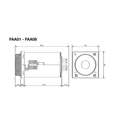 Compteur multifonctions – Carlo Gavazzi série FAA08