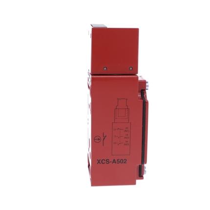 Rectangle Safety Switch with Metal Series Key 2NO+1NC Staggered LED 1 Wire Entry ½’’ NPT Threaded
