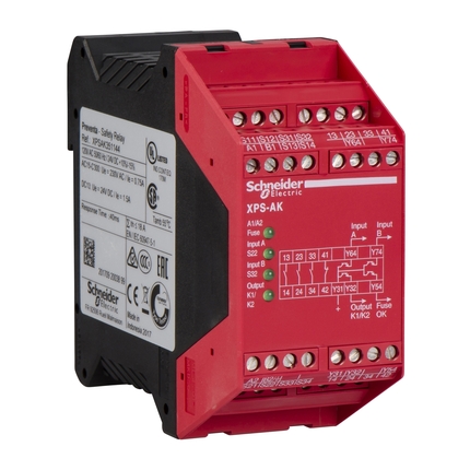 115Vac/24Vdc Multifunction Safety Module – Schneider Preventa Safety Automation Series