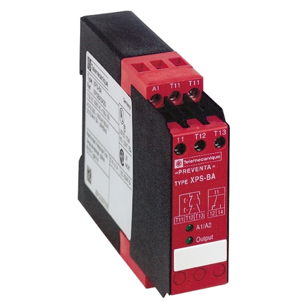 24V Single Function Safety Module (Two-Hand Control Station Monitoring) – Schneider Preventa Safety Automation Series