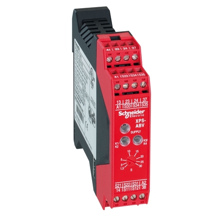 24Vac/Vdc Dual Function Safety Module (Switch Monitoring and Emergency Stops) – Schneider Preventa Safety Automation Series