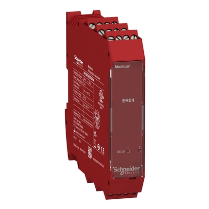 Single Function Safety Expansion Module (Monitoring Safety Actuators for Relay Output) - Schneider Preventa Safety Automation Series