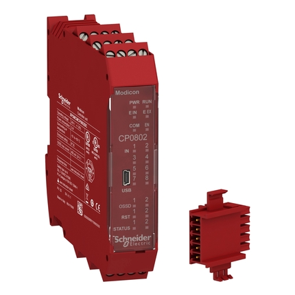 24Vdc Multifunction Safety Controller with Connector – Schneider Modicon Safety Automation series