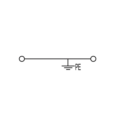 Single Level Ground Terminal Block - Weidmüller ZPE 2.5 series