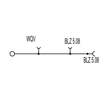 Single Level Terminal Block - Weidmüller WDU 1.5/BLZ 5.08 series