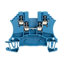 Double Level Terminal Block - Weidmüller WDU 1.5/ZZ BL series 1031480000