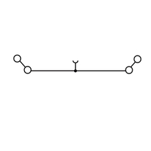 Double Level Terminal Block - Weidmüller WDU 1.5/ZZ BL series 1031480000