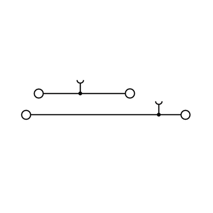 Borne Double Weidmüller WDK 4N