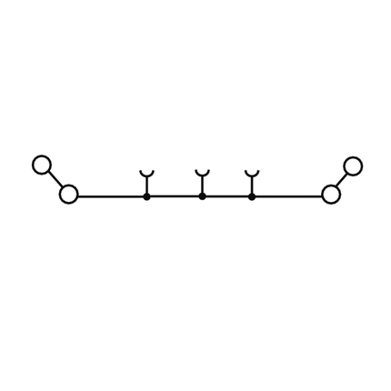 Double Level Terminal Block - Weidmüller WDU 4/ZZ BL series