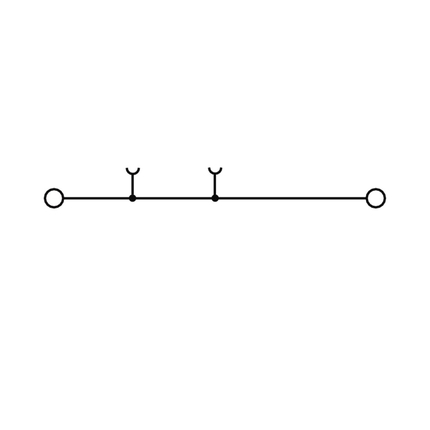 Single Level Push-In Terminal Block - Weidmüller ZDU 6 series