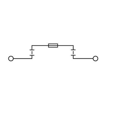 Single Level 5x20 Fuse Terminal Block - Weidmüller WSI 6 series