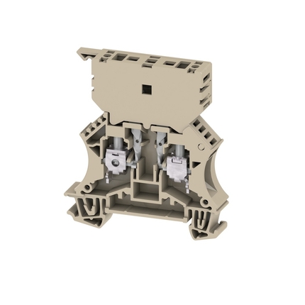 Single Level 1-1/4'' x 1-1/4'' Fuse Terminal Block - Weidmüller WSI 6/2 GZ/DEF63 series