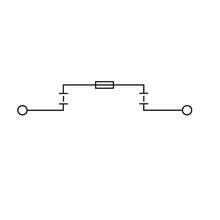 Borne Simple Fusible 1-1/4'' x 1-1/4'' Weidmüller WSI 6/2 GZ/DEF63 1014000000