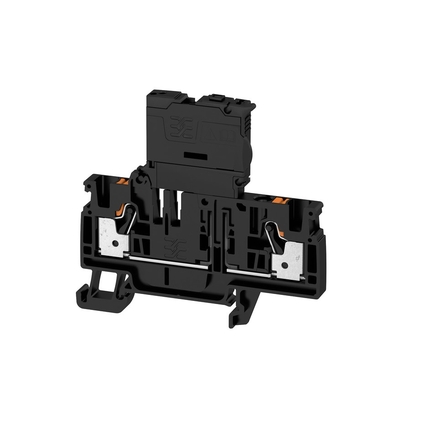 Single Level 5x20 Fuse Terminal Block - Weidmüller AFS 4 2C BK series