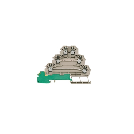 Triple Level Terminal Block with 1 Ground Contact - Weidmüller MAK 2.5 DB