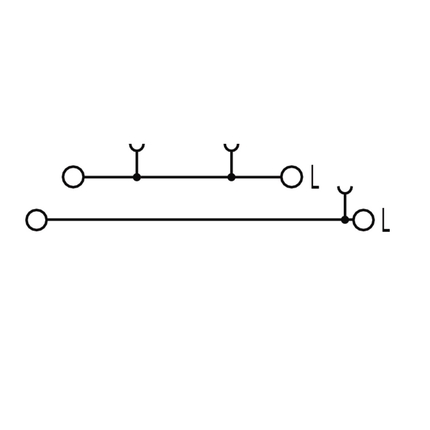 Double Level Terminal Block - Weidmüller PDL 4/L/L