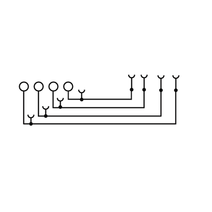 4 Level Terminal Block - Weidmüller ZRV 1.5