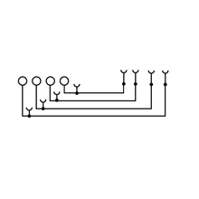 4 Level Terminal Block - Weidmüller ZRV 1.5 1698160000