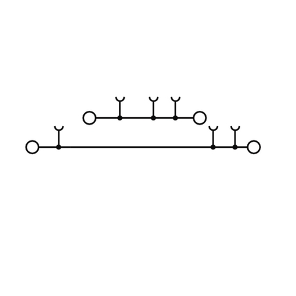 Double Level Push-In Terminal Block - Weidmüller A2T 2.5