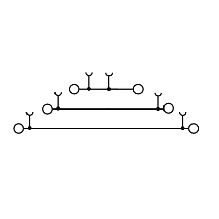 Triple Level Terminal Block - Weidmüller A3T 2.5