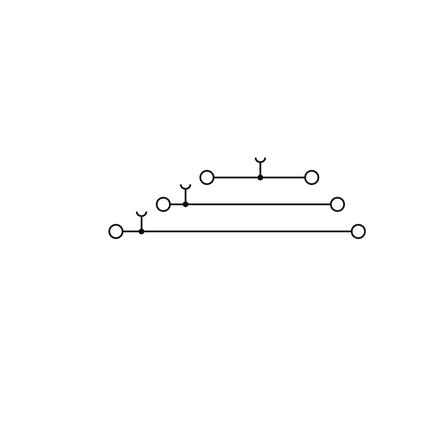 Borne Triple Weidmuller DLD 2.5 DB