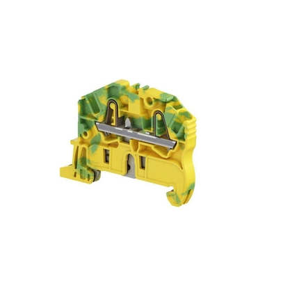 Single Level Ground PI-Spring Terminal Block - TE Entrelec ZK2.5-PE