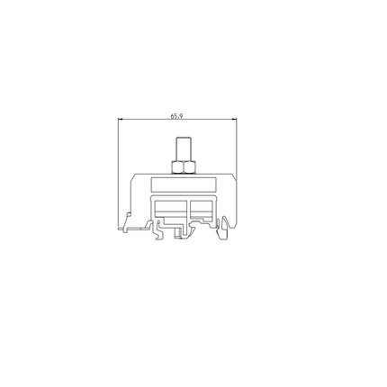 'Single Level Stud'' Terminal Block - TE Entrelec M70/31.F