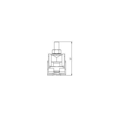 'Single Level Stud'' Terminal Block - TE Entrelec M70/31.F