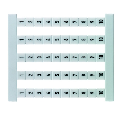 Marqueur Thermique pour Borne de Raccordement Weidmülller séries DEK 6 FS 101-150