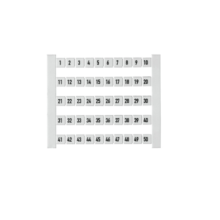 Thermal Marker for Terminal Block - Weidmüller DEK 5 FW 1-50 series