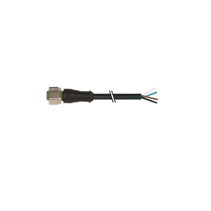 M12 4 Poles Fem Connecteur+Cable Code A