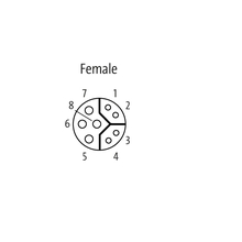 Cable with Code Y - M12 Connector 7000-15621-9420020