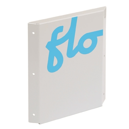 Simple White Poster for FLO SMARTTWO Charging Station