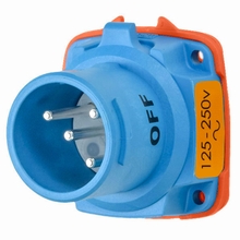 Inlet male DSN20 Meltric Nema 4x 63-18076