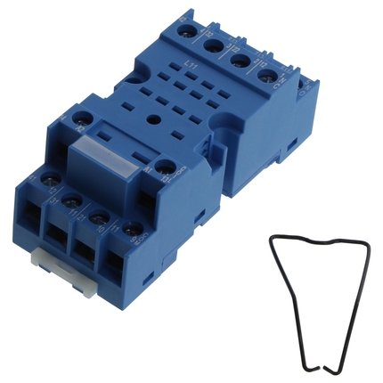 Socket for Cube Relay - Finder series 55.34