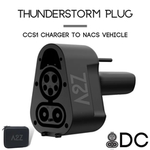 Adaptor charging station and car CCS1-NACS